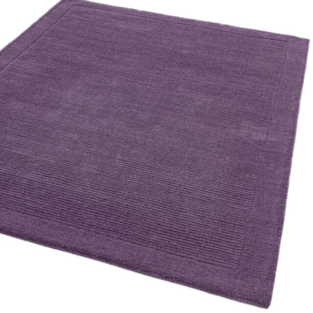 Acuna Hand Tufted Wool Purple Rug