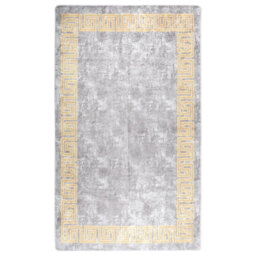 Cascata Machine Braided Grey/Yellow Rug