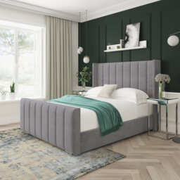 Naples Velvet Upholstered Bed Frame