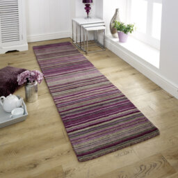 Tarren Handwoven Wool Purple Rug