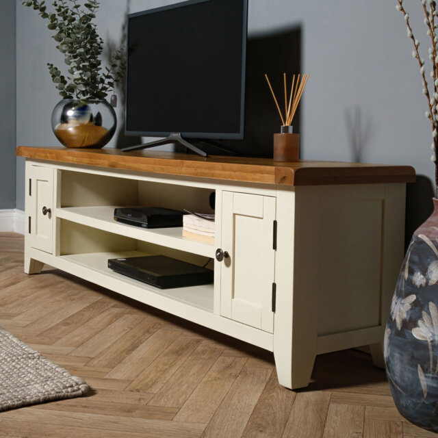 "Cobscook Unfinished TV Stand for TVs up to 75"""
