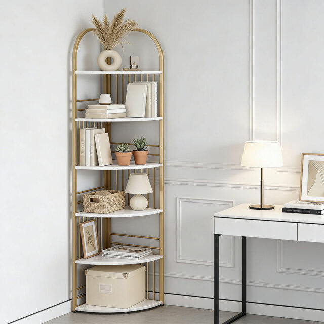 181.5cm H x 42cm W Metal Bookcase