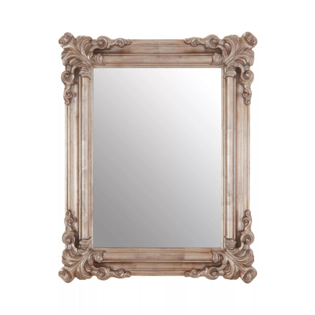 Abney Solid Wood Flat Wall Mirror