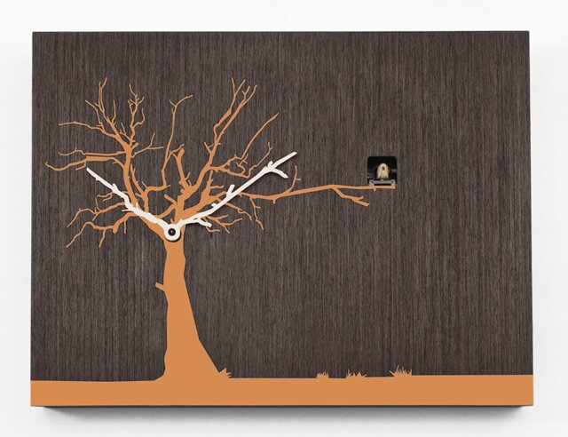 Myrtle Wood Wall Clock
