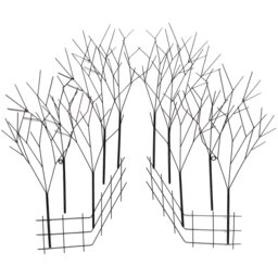 Metal Tree Lane Perspective Wall Décor