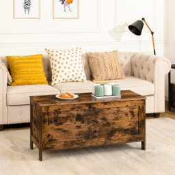Upholstered Bench with Flip Top