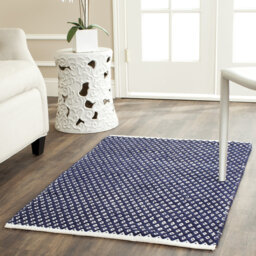 Mckenna Hand-Woven Navy Area Rug