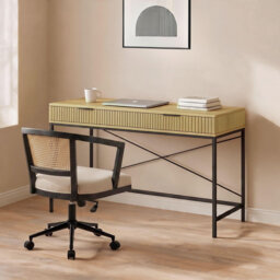 2 Piece Computer Desk Office Set with Chair
