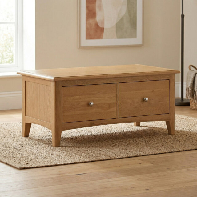 Censu Four Leg Coffee Table with Storage