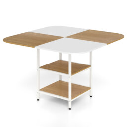 Metal Base Dining Table