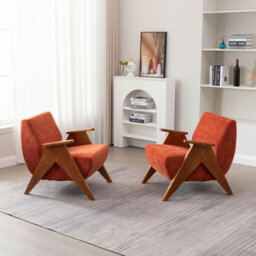 69.9Cm Wide Chenille Armchair