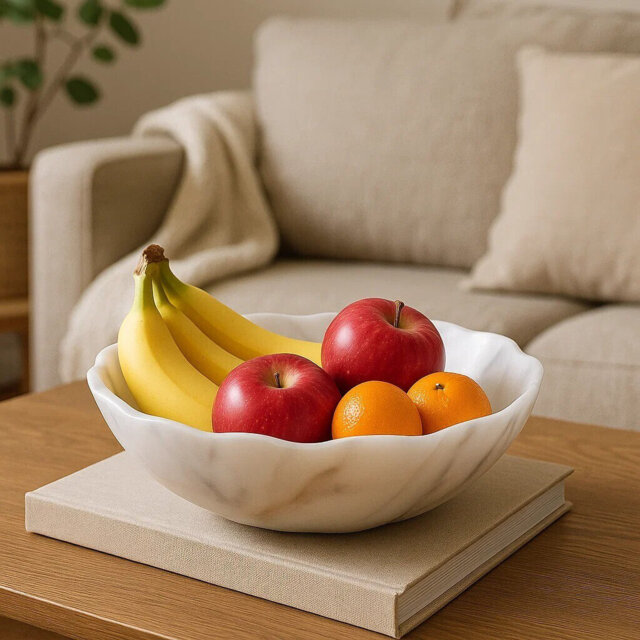 Zoro Marble Decorative Bowl