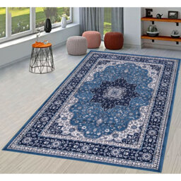Grigor Luxury Flokati Blue/Grey Rug
