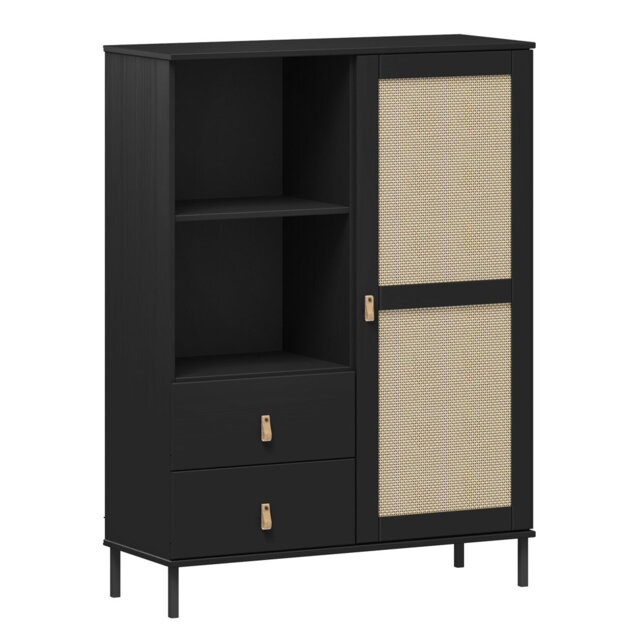 Lanfrank Solid Wood 2 - Drawer Standard Accent Chest