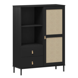 Lanfrank Solid Wood 2 - Drawer Standard Accent Chest