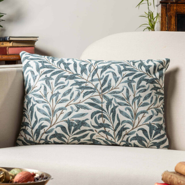Floral Blue Cushion