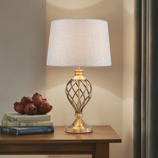 Wauneta 61cm Statement Barley Twist Table Lamp