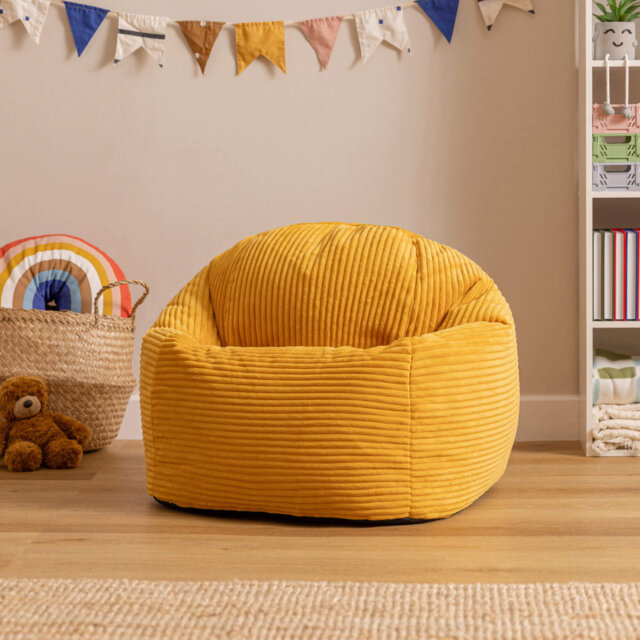 Corduroy Refillable Bean Bag Set