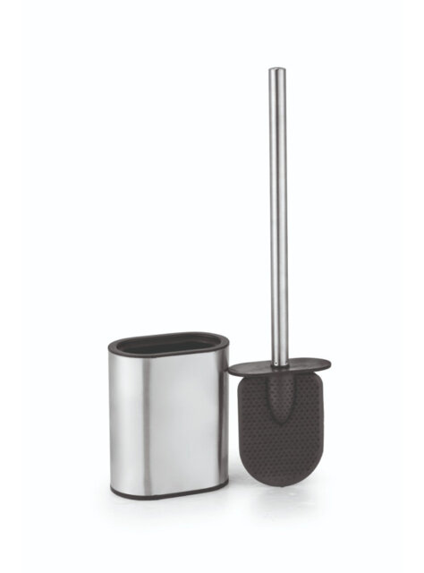 Oval S/S Toilet Brush Holder TPR Brush