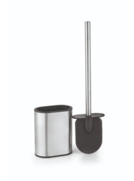 Oval S/S Toilet Brush Holder TPR Brush