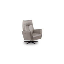 Luxor Genuine Leather Swivel Electric Recliner