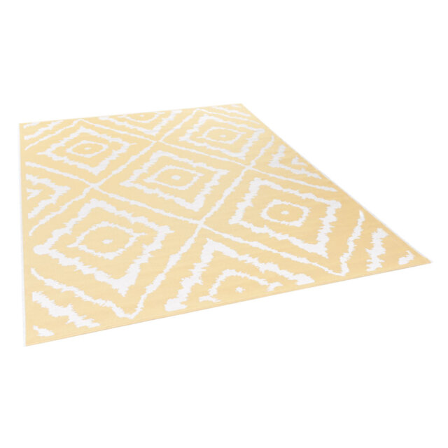 Geometric Hand Woven Indoor / Outdoor Area Rug