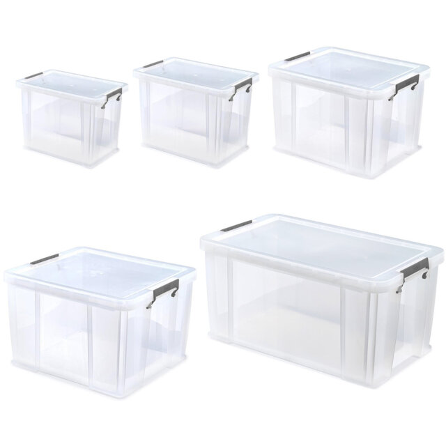 Whitefurze Polyethylene Plastic Underbed Storage