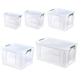 Whitefurze Polyethylene Plastic Underbed Storage