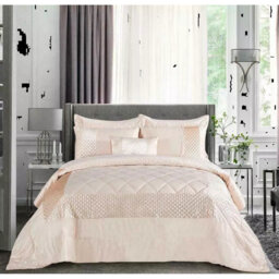 Polyester Geometric Shapes Bedspread with Pillow Shams Included