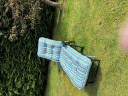 Cersten Steel Outdoor Reclining Garden Chair