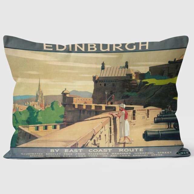Edinburgh by the East Coast Route LNER 1923-1947 - National Railway Museum Cushion