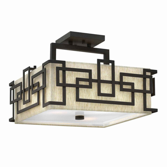 Spiers 3-Light Semi Flush Mount