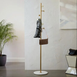 Aisel Metal Freestanding 5 - Hook Coat Rack