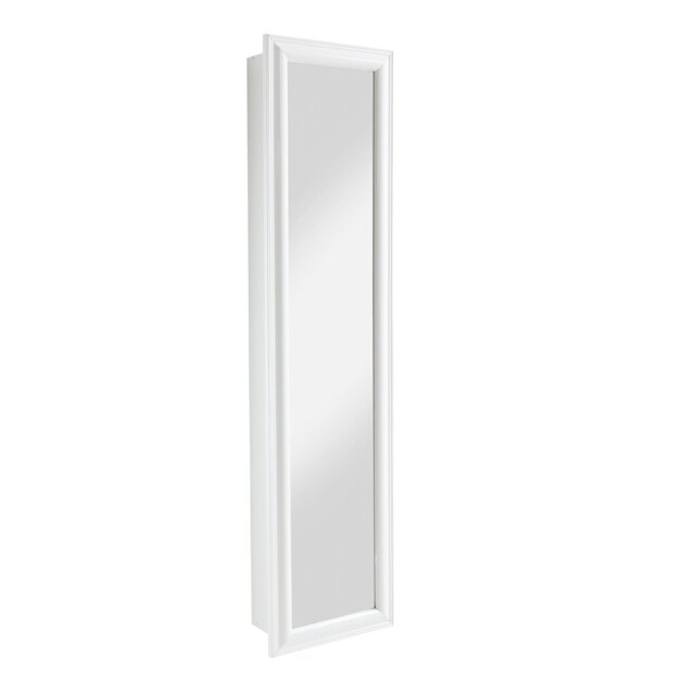 Particle Wood Flat Wall Mirror