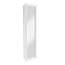 Particle Wood Flat Wall Mirror