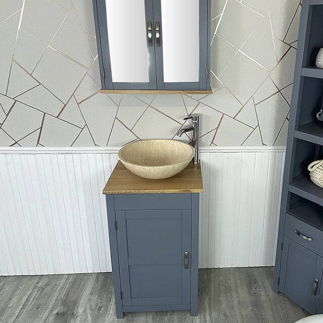 Marshburn 515mm Free-Standing Cloakroom Vanity Unit