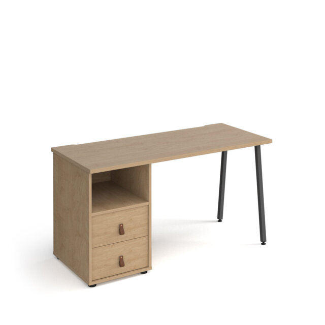Metal Base Computer Desk