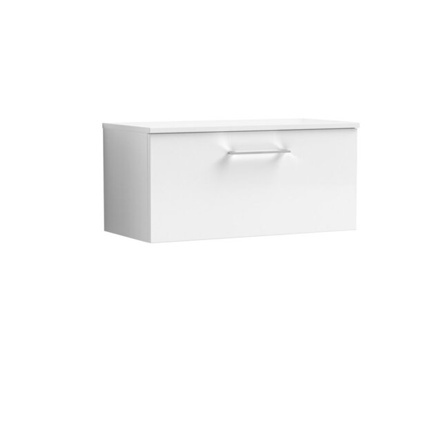 Arno 805mm Wall Hung Single Vanity Unit with Worktop