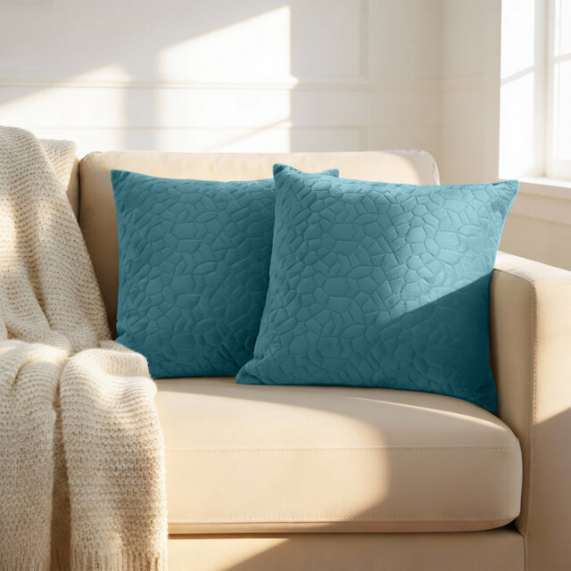 Luxury Pebble Cushion Cover- (Pack of 2)