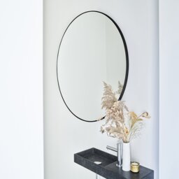 Avigail Metal Flat Wall Mirror
