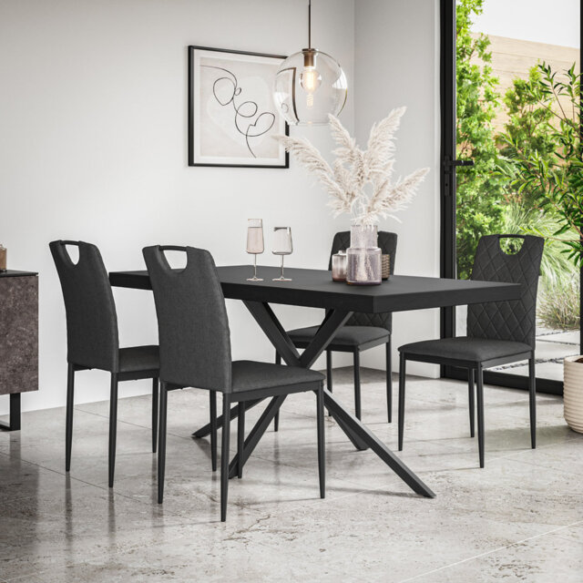 Beaudreult 6 Seater Dining Table and Chair Set