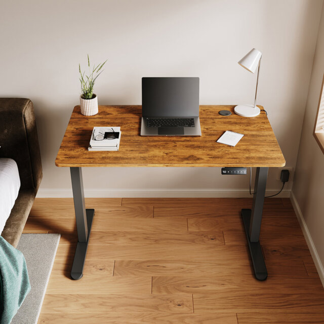 140cm W Height Adjustable Rectangle Standing Desk