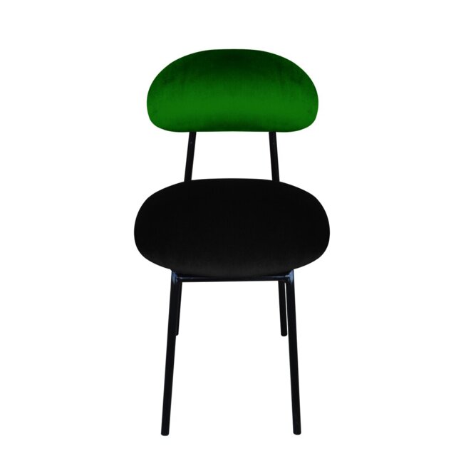 Plum Upholstered Slipper Chair