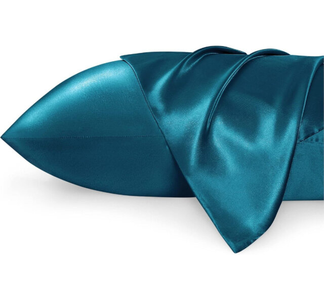 Bedsure Cooling Satin Pillowcase Envelope Closure(Set Of 2)