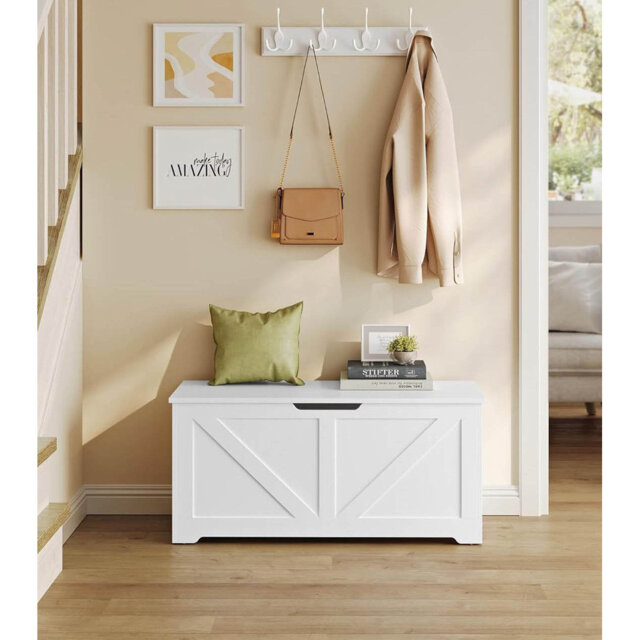 Wood Storage Bench