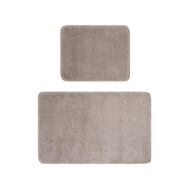 Ruglenza Aria Bath Mat Set, 2 Piece, Cream
