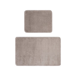 Ruglenza Aria Bath Mat Set, 2 Piece, Cream