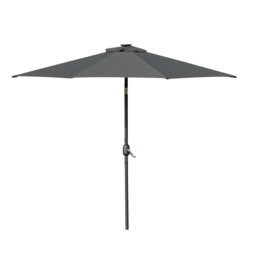 Breeann 267cm Traditional Parasol with Crank Lift