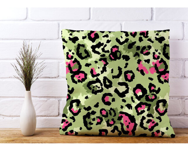 Studdard Leopard Print Animal Print Scatter Cushion with Filling