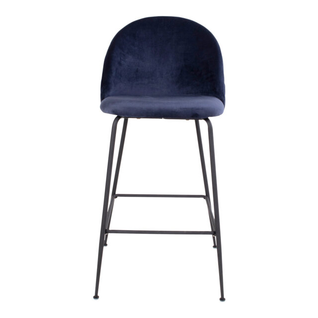 Pontefract Upholstered Counter Stool with Metal Frame
